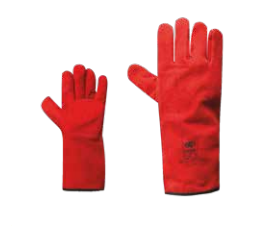 Guante de piel de vacuno con tratamiento anticalórico KEVLAR (THT) 35cm 