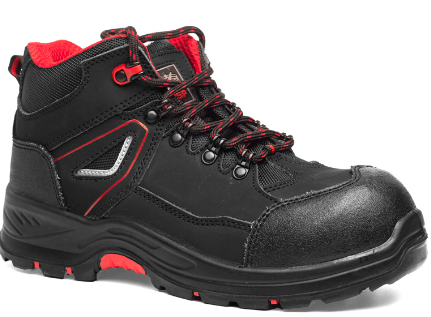 Zapato de seguridad alto de piel LION S3 
